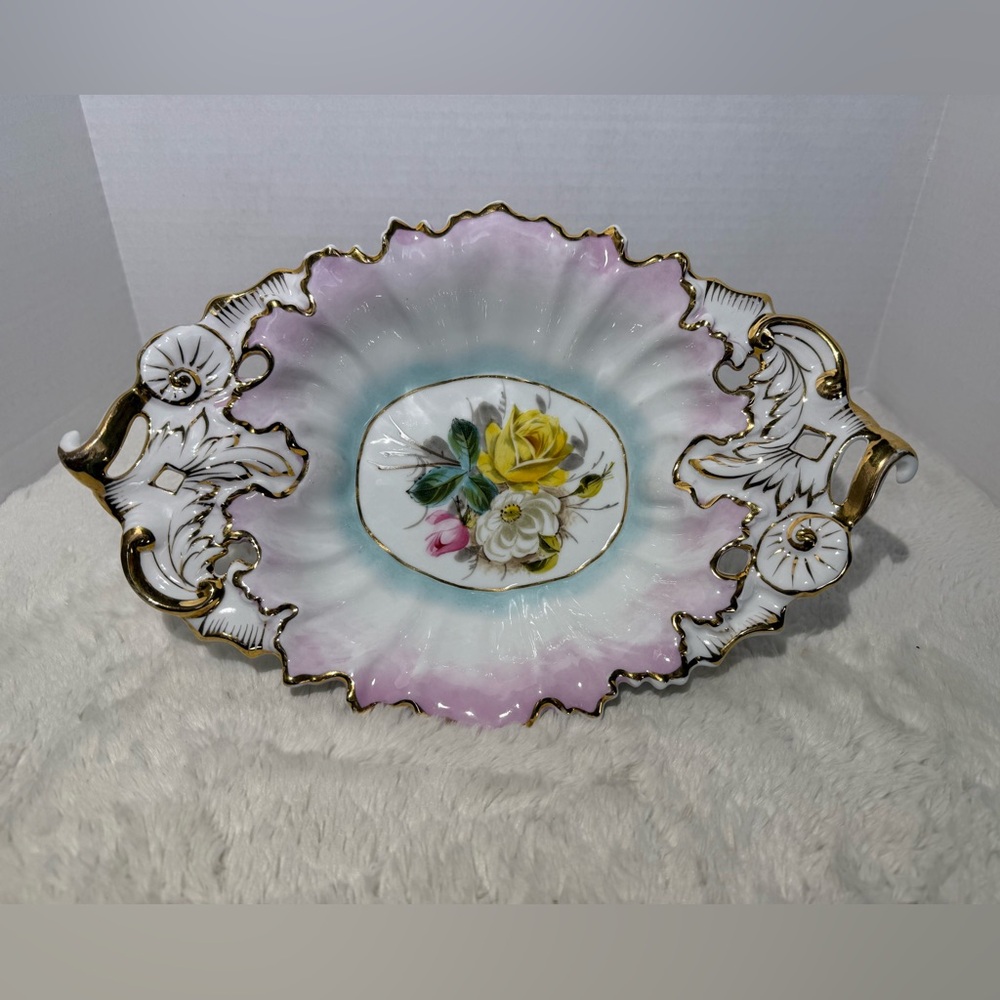 Carl Tielsch antique porcelain serving bowl